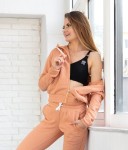 Bluza miodowa z kapturem