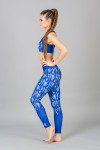 Zestaw sportowy bluzka, top, legginsy i chustka na szyję MEGA MAN