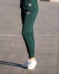 Spodnie dresowe damskie DEEP GREEN 