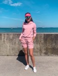 Women's Powder Pink shorts
